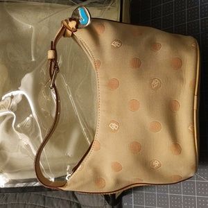 EUC Dooney & Bourke Hobo beige and (light skin tone)